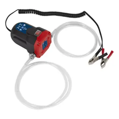 Oil Transfer Pump - Compact & Portable -1.2m Suction Hose - 2m Discharge Hose