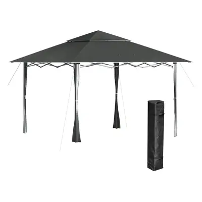 Outsunny x 4m Outdoor Pop-Up Canopy Tent Gazebo Adjustable Legs Bag Dark Grey