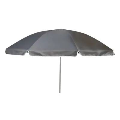 Bo-Camp Parasol 200cm Grey Garden Beach Sun Shade Protection Patio Umbrella