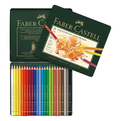 Polychromos Colored Pencil Set In Metal Tin 24pc