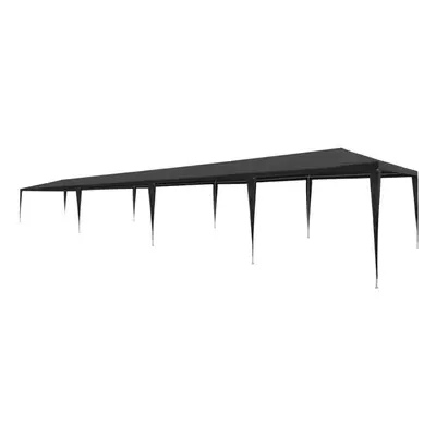 vidaXL Party Tent 3x12m PE Anthracite Outdoor Gazebo Canopy Marquee Shade