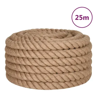 (25 m/ mm) vidaXL Rope 100% Jute Natural Hemp Cord Sisal Rope Multi Purpose Rope Cable