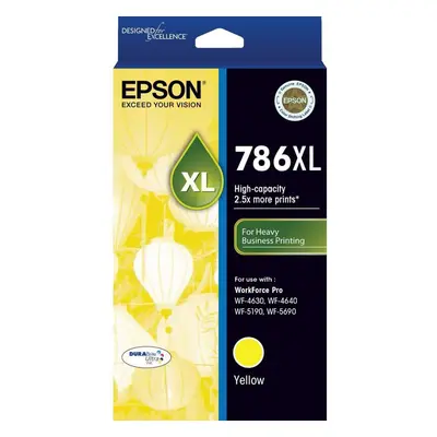 Genuine Original Epson 786XL Yellow Ink Cartridge Toner High Capacity T787492