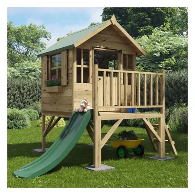 (Pressure Treated - x Bunny Max Tower with Slide) BillyOh Bunny Max Tower Playhouse