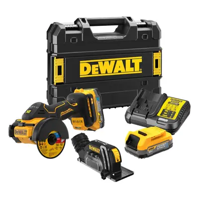 Dewalt Dewalt DCS438E2T 18V XR 76mm Brushless Cut Off Saw (2 x Powerstack Batteries) DCS438E2T-G