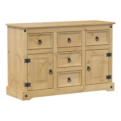 vidaXL Sideboard Storage Cupboard Cabinet Highboard Buffet Solid Wood Pine