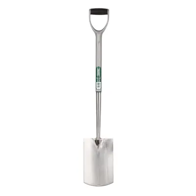 Extra Long Stainless Steel Garden Spade with Soft Grip