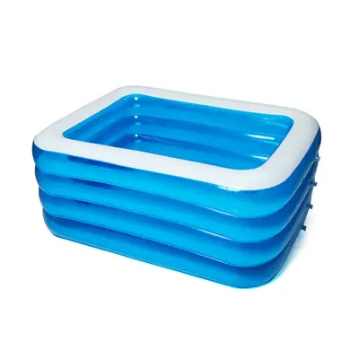 (4 Layers: 200x150x72cm) PVC 3/4 Layers Inflatable Swimming Pool Camping Garden Ground Pool