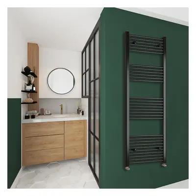 Clearance Sale Straight Bathroom Radiator Black 1800x450mm