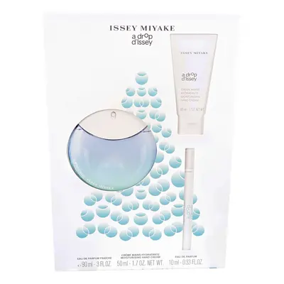 Issey Miyake a drop d'Issey Eau de Parfum Spray 90ml Eau de Parfum 10ml & Hand Cream 50ml