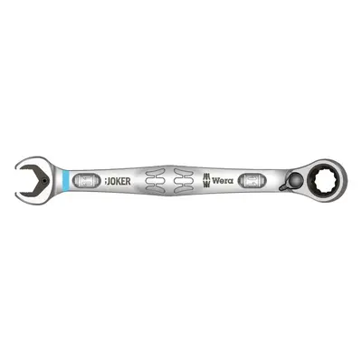 Wera Ratcheting Combination Wrench Joker Reversible 11x165mm, Cyan, mm