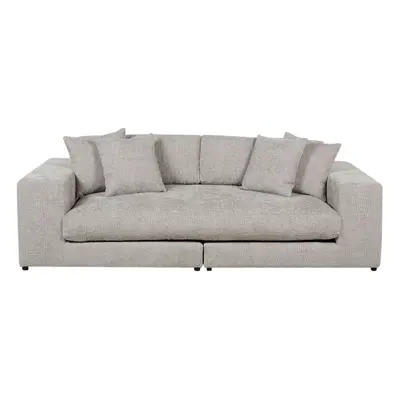 3 Seater Sofa Taupe GLORVIKA