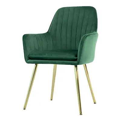 (Green) Luxury French velvet Design dining chair T05