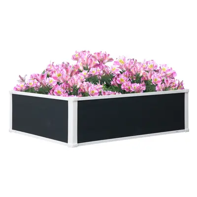 Outsunny Garden Raised Bed Planter Grow Containers Flower Pot PP x 80cm