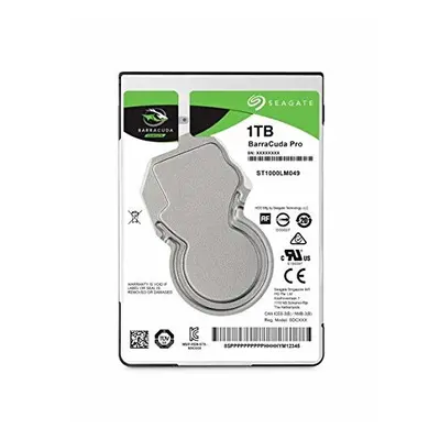 Seagate 1TB BarraCuda Pro 2.5" Hard Drive ST1000LM049 (SATA 6Gb/s/128MB/7200 RPM) (New)