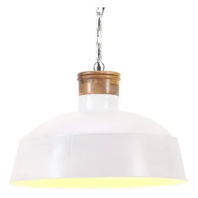 vidaXL Industrial Hanging Lamp cm White E27 Pendant Ceiling Light Bedroom