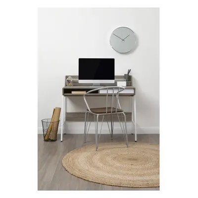 Premier Housewares Home Office Desk with a Drawer & a Compartment, Workstation/ Study Table for 