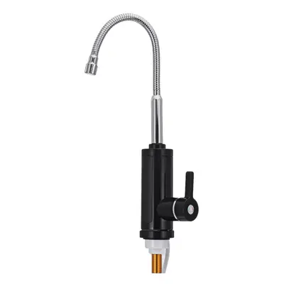 (Black) 3KW Instant Hot Water Tap Electric Faucet Heater Kitchen Temperature Display