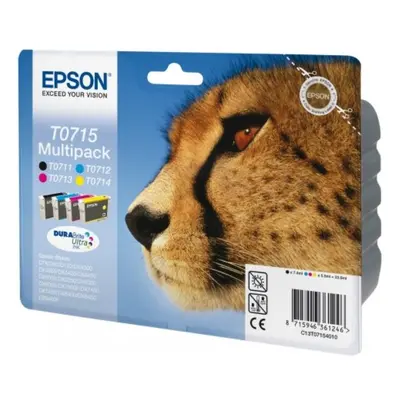 Epson C13T07154022 (T0715) Ink cartridge multi pack, 7,4ml+3x5,5ml, Pack qty