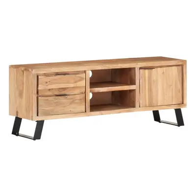 TV Cabinet 120x30x42 cm Solid Acacia Wood with Live Edges