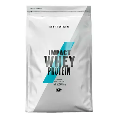 (Natural Vanilla) MyProtein Impact Whey Protein 2.5Kg BCAA Glutamine