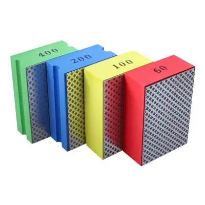 (4 Color) Diamond Hand Polishing Pad Glass Ceramic Tile Stone Trimming Tool Polishing Deburring 