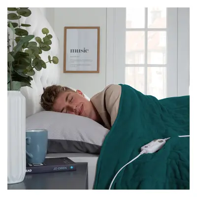 (Teal) Slumberdown Comfy Hugs Electric Heated Throw