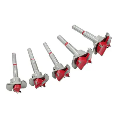 (1:With Simple Package) 5Pcs Forstner Drill Bit Set 20 30 35mm Wood Auger Cutter Hexagon Wrench 