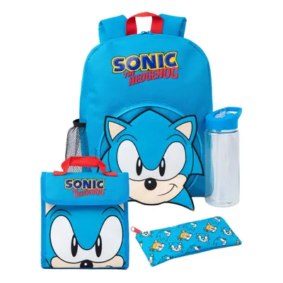 Sonic The Hedgehog Logo Backpack Set