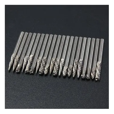 20pcs 1/8 Inch Shank Tungsten Carbide Cutter Rotary Burr Set