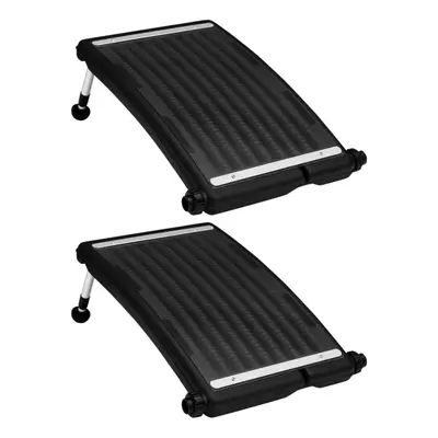 (2) vidaXL Curved Pool Solar Heating Panels Patio Swimming Pool Heater System