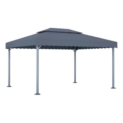 Garden Furniture Set Gazebo 400x300 cm Anthracite Aluminium