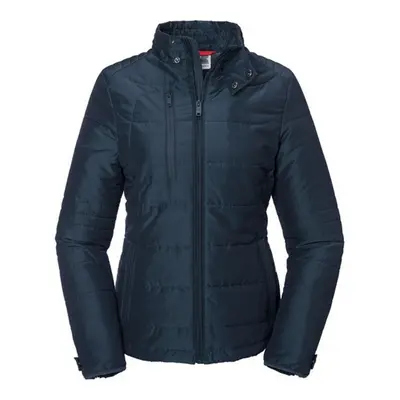 (XXL, French Navy) Russell Womens/Ladies Cross Padded Jacket