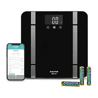 SA00432FEU6 Smart Digital Bathroom Scale -Bluetooth Connect to Phone With Salter Health App, 200