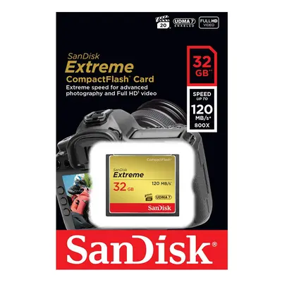 SanDisk 32GB Extreme CompactFlash Card