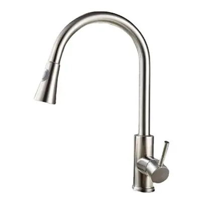 Kitchen Basin Sink Pull Out Faucet Rotatable Drawing Down Sprayer Tap Hot & Cold Water Mixer Sin