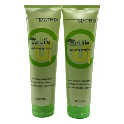 Matrix Curl Life Defining System Extra Intense Conditioner 8.5 OZ Set of