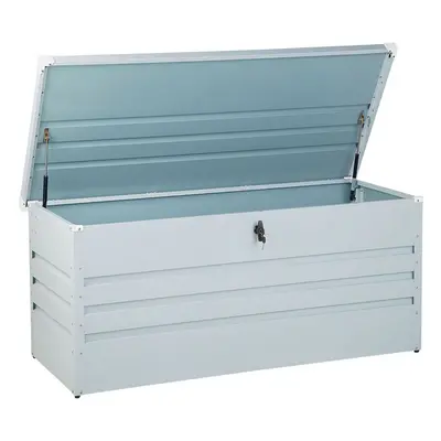 Storage Box CEBROSA Metal Light Grey