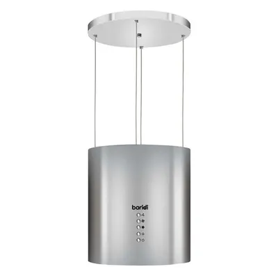 Baridi Island Cooker Hood, Pendant Style, Ã35cm, Speed, Stainless Steel - DH220