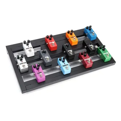 Guitar Effects Pedal Board Portable Aluminium Alloy Guitar Effects Pedal Board Pedalboard