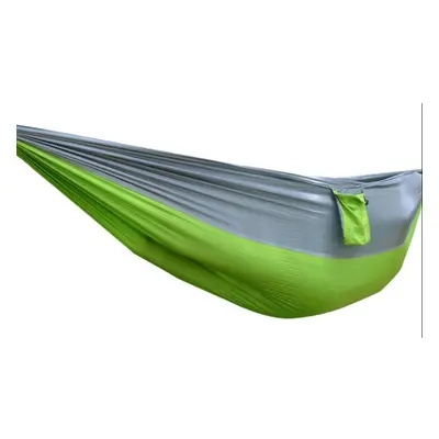 (Green) Camping Hammock Hold Up to Lbs Portable Lightweight with Straps Carabiners Carrying Bag