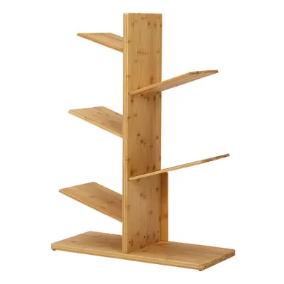 (5-Tier) Multi-Tier Wooden Tree Bookshelf