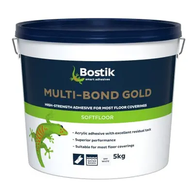 30811894 Multi-Bond Gold Flooring Adhesive, Bonds Most Floor Coverings, Colour: Off-White, Size: