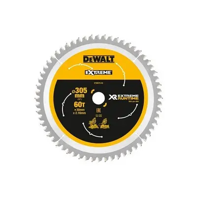 DEWALT DEWDT99575QZ FlexVolt XR Mitre Saw Blade x 30mm x 60T