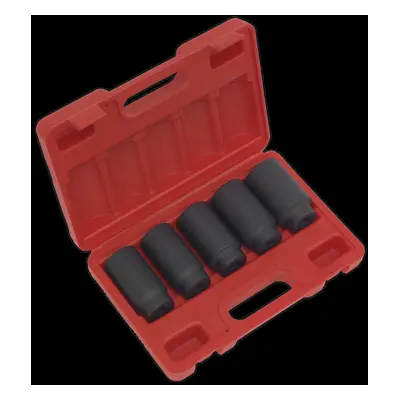 Impact Hub Nut Socket Set 5pc 1/2"Sq Drive