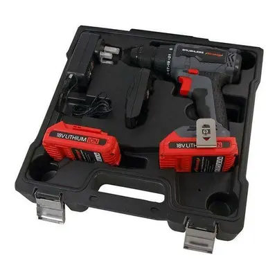 18v Brushless Motor Cordless Drill. Batteries (Genuine Neilsen CT3971)