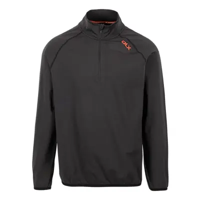 (S, Black) Trespass Mens Hulton DLX Half Zip Fleece Top