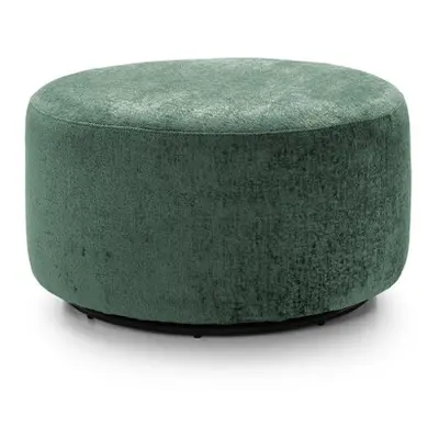 (Rifle Green) Harriet Crushed Chenille Swivel Footstool