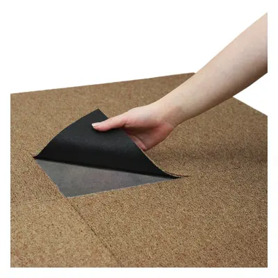 40 x Carpet Tiles Sand 10m2 Heavy Duty Commercial Retail Office Flooring