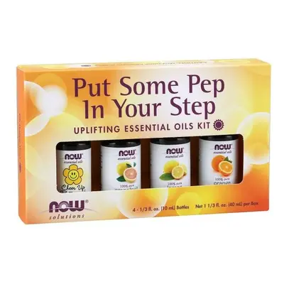 (4 x ml.) Essential Oils, Put Some Pep in Your Step Oil Kit - x ml.